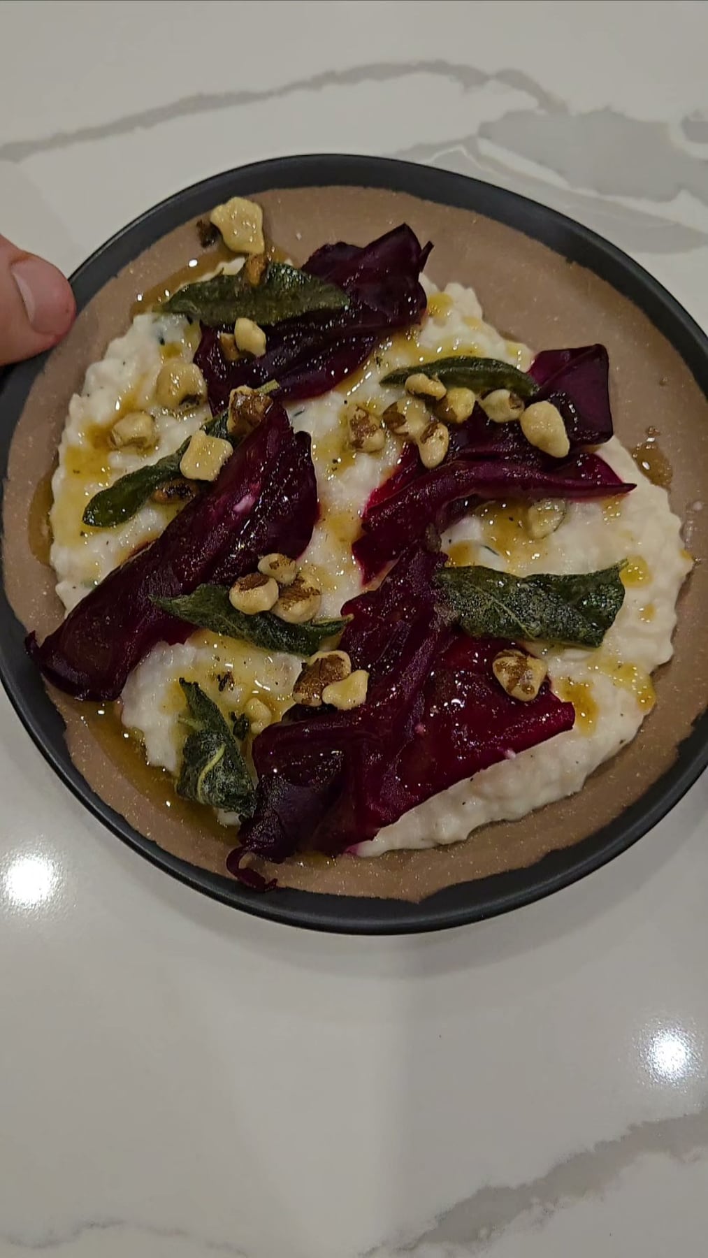 Beet Walnut Course from the DF Private Chef media library